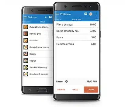 System POSbistro z wieloma dodatkami w module dla lodziarni